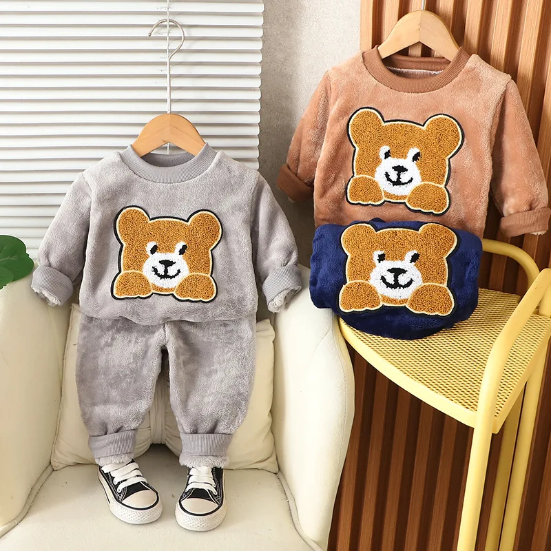 Toddler Boy Winter Fleece Jacket - Nueva ropa de invierno para bebés,