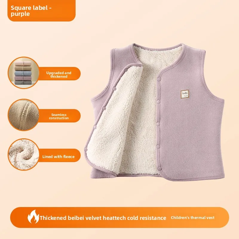 Chaleco de lana gruesa y cálid - Toddler Boy Winter Fleece Jacket reseña y precio